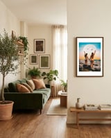 Here We Are, UFO framed in a grounding room thumbnail