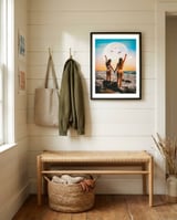 Here We Are, UFO framed in a relaxed room thumbnail