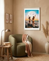 Here We Are, UFO framed in a tender room thumbnail