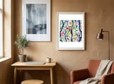 Vibrant Flower Forest framed in a focused room thumbnail