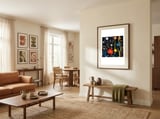 Vibrant Celestial Garden framed in a grounding room thumbnail