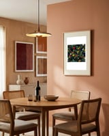 Vibrant Orchard Delight framed in a intimate room thumbnail