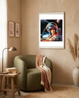 Next Stop Mars framed in a tender room thumbnail