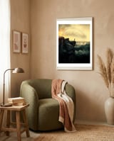 Space Mountain framed in a tender room thumbnail