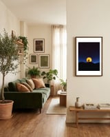 The Rider and the Moon framed in a grounding room thumbnail