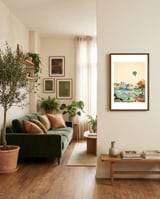 Landscape Pattern #1 framed in a grounding room thumbnail