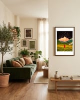 The Wanderer’s Dream framed in a grounding room thumbnail