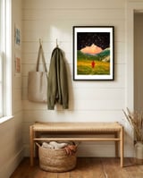 The Wanderer’s Dream framed in a relaxed room thumbnail