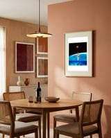 Sailboat 1 framed in a intimate room thumbnail