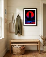 Red Moon Aura framed in a relaxed room thumbnail