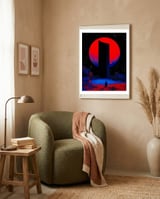 Red Moon Aura framed in a tender room thumbnail