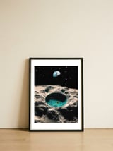 Crater Pond — framed, leaning against the wall thumbnail