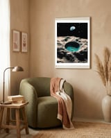 Crater Pond framed in a tender room thumbnail