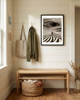 Op Art Journey framed in a relaxed room thumbnail