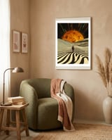 Adventures In New Dimensions framed in a tender room thumbnail