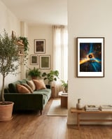Cosmic Car Voyage framed in a grounding room thumbnail