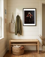 An Astronaut in Space framed in a relaxed room thumbnail