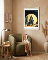 Cosmic Sheriff framed in a tender room thumbnail