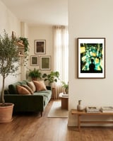 Overlooking Tokyo framed in a grounding room thumbnail