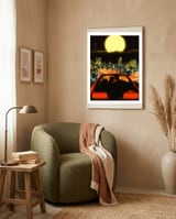 Love Over Japan framed in a tender room thumbnail
