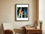 Superheroine framed in a focused room thumbnail
