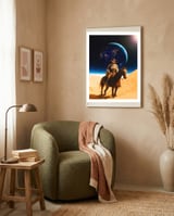 Space Cyborg framed in a tender room thumbnail