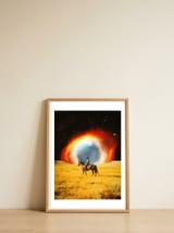Nebula Cowboy — framed, leaning against the wall thumbnail