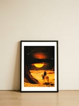 Western Space Adventure — framed, leaning against the wall thumbnail