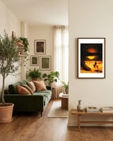 Western Space Adventure framed in a grounding room thumbnail
