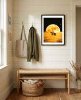 Lunar Cowboy framed in a relaxed room thumbnail