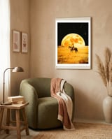 Lunar Cowboy framed in a tender room thumbnail