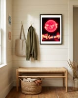 Neon Nightfall framed in a relaxed room thumbnail