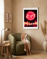 Neon Nightfall framed in a tender room thumbnail