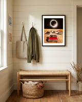 Eclipsed framed in a relaxed room thumbnail