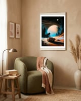 Ultimate Space Racer framed in a tender room thumbnail