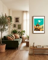 A Western Astronaut framed in a grounding room thumbnail