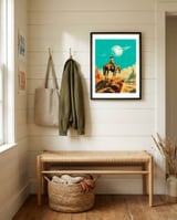 A Western Astronaut framed in a relaxed room thumbnail