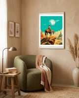 A Western Astronaut framed in a tender room thumbnail