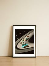 Saturn Grand Prix — framed, leaning against the wall thumbnail