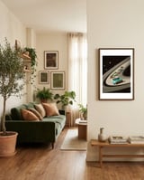 Saturn Grand Prix framed in a grounding room thumbnail