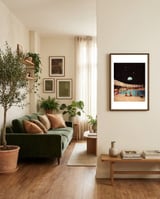 Lunar Pool framed in a grounding room thumbnail
