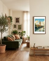 View of London framed in a grounding room thumbnail