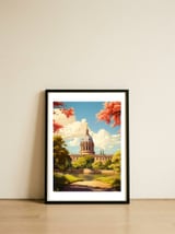 Oxford Travel Art — framed, leaning against the wall thumbnail