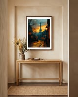 Welcome to Paris framed in a welcoming room thumbnail