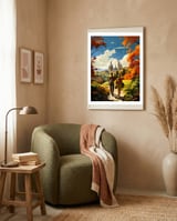 An Oxford Adventure framed in a tender room thumbnail