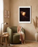 Saturn Riders I framed in a tender room thumbnail