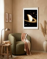 Saturn Riders II framed in a tender room thumbnail