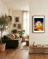 Cosmic Flower Fields framed in a grounding room thumbnail