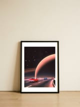Saturn Traffic — framed, leaning against the wall thumbnail