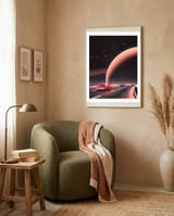 Saturn Traffic framed in a tender room thumbnail